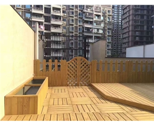 防腐塑木地板圍欄