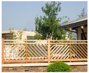 防腐木護(hù)欄柵欄