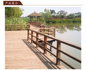 木塑地板護(hù)欄涼亭