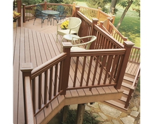 防腐木地板圍欄